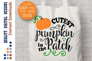 Cutest Pumpkin in the patch svg Thanksgiving shirt svg